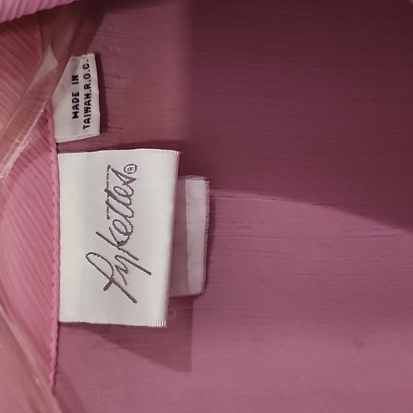 Vintage Pykettes Pink Blouse Top - Picture 3 of 6